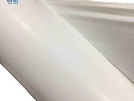 中高透乳白色防水透气膜 TPU膜 聚醚(CWZGT4) 厚0.025mm复合布料