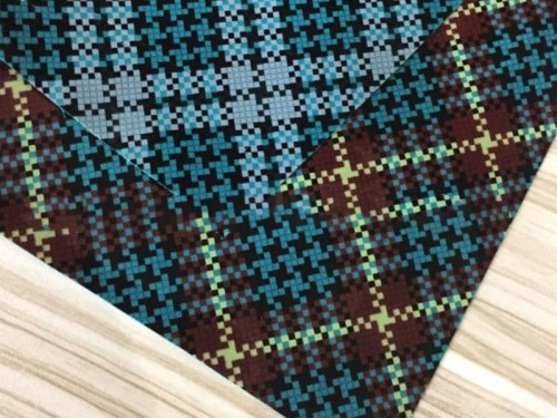 TPU格子印花膜贴布