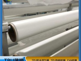 TPU防水透气膜厂家乳白色低透复合面料膜TPU功能薄膜 免费寄样