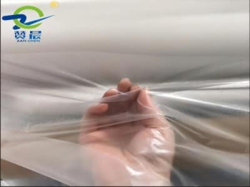 PU热熔胶膜无缝贴合服装商标高弹加工贴皮革 海棉 纺织面料